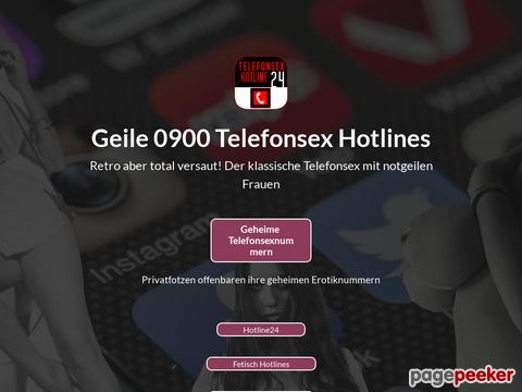 Telefonsex Hotline24 - Die besten deutschen Telefonsexnummern